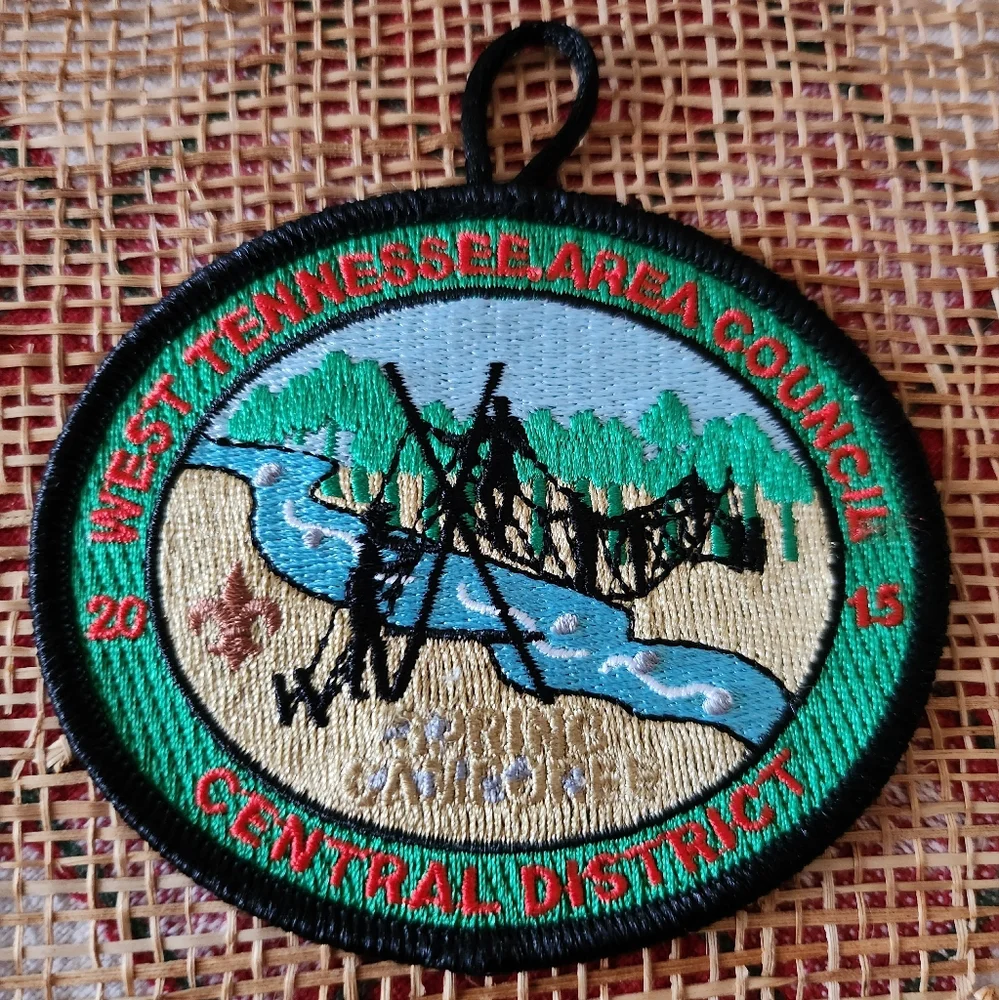 BoyScouts Patch West Tennessee Area Council Central District Spring Camporee2015